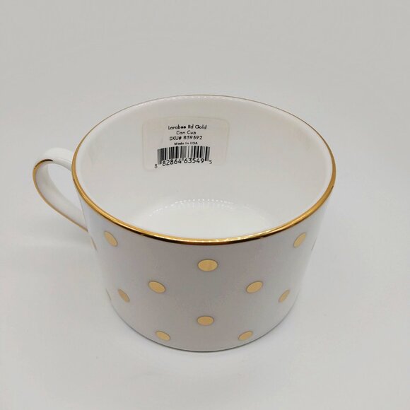 Kate Spade Larabee Road Gold 5 Piece Dinnerware Set Women's Valentine's Day Gift - Picture 6 of 16